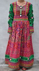 2023 Traditional Muslim <b>Clothing</b> Afghan Kuchi Dress Tribal Afghani Koochi Salwar Kameez Shalwar Handcrafted in Afghanistan - Product Image 3