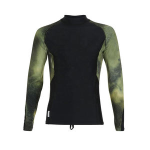 Chemise à manches longues de protection contre le soleil et la natation, tissu UPF, protège contre les coups de soleil lors de la plage et de la piscine - Product Image 1