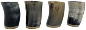 Corne à boire viking, verre à boire en corne, artisanal, poli, verre à shot en corne par HANNAN HANDICRAFT, fabriqué en Inde - Product Image 2