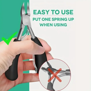 Stainless Steel Nail Clippers Wide Jaw Opening Flat Blade Sharp Tip-Durable Professional Tool for Thick Nails Finger Toe Use New - Product Image 3