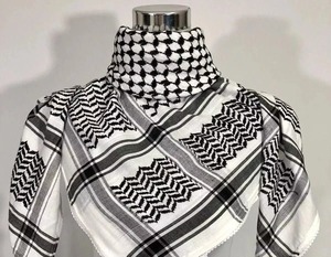 Custom Palestinian Tactical Shemagh <b>Scarf</b> Keffiyeh 100% Cotton <b>Head</b> Wrap Arab <b>Scarf</b> Unisex Protest Gear for Men and Women - Product Image 1
