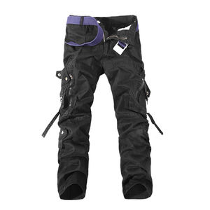 Pantalon cargo décontracté unisexe 100% coton, coupe droite, braguette boutonnée, taille mi-haute, séchage rapide et écologique, fournisseur pakistanais - Product Image 5