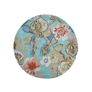 Tapis Hacienda vert en laine et viscose tufté à la main pour adolescents, motif floral rayé, rectangulaire, pour couloir, 4m, modèle Taq-113, pour la maison et le salon - Product Image 1