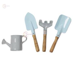 บัวรดน้ำโลหะแบบโบราณสามารถเคลือบสีฝุ่นสีเทาได้อย่างน่าชื่นชมสำหรับไลฟ์สไตล์ในบ้านและสวน - Product Image 2