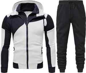 2025 diseña tu propia ropa deportiva para hombre, trajes para correr, conjunto de 2 piezas, chándal con logotipo, conjunto de chándal para correr para hombre, adultos - Product Image 1