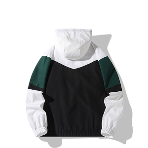 Cortavientos de nailon 100% resistente al agua de alta calidad personalizado, ropa de calle para hombre, cortavientos personalizado en blanco - Product Image 2