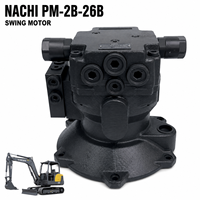 Moteur hydraulique d'orientation NACHI PM-2B-26B pour remplacement du dispositif de rotation d'excavatrice EC55