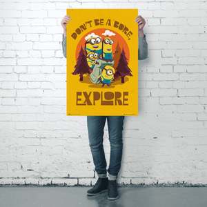 Modern for Minions 2 in Search of the Mini-Boss <b>Poster</b> Wall Decorative Paper Design - Product Image 4