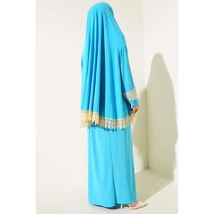 ชุดคำอธิษฐานลูกไม้สีเทอร์ควอยซ์ TR กำเนิดหนึ่งขนาด165สำหรับเด็กผู้ชาย - Product Image 4