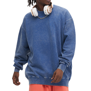 Vêtements d'hiver Meilleur produit Sweat-shirt pour hommes Logo personnalisé Respirant Manches longues Basics Sweat-shirt en coton mélangé pour hommes - Product Image 3