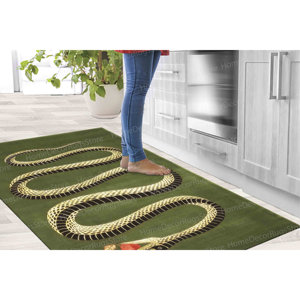 Alfombra Estampada: Diseño Animal Moderno para Baño, Salón o Cuarto de Hombre, Alfombra Suave No Tejida - Product Image 4