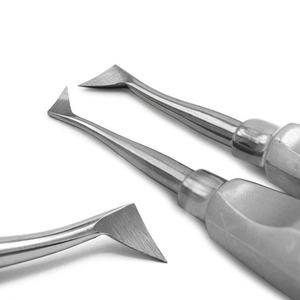 Ensemble de 2 Élévateurs radiculaires dentaires manuels en acier inoxydable allemand de qualité supérieure, instrument chirurgical de haute qualité, certifié CE, 5 ans - Product Image 1