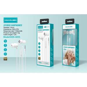 4 pezzi di auricolari in-ear cablati per musica e chiamate - Product Image 1