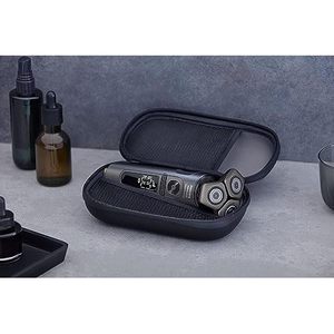 Mini Afeitadora Eléctrica con Triple Cuchilla, Cargador Inalámbrico, Recortadora, Impermeable IPX7, Estuche Protector para Uso Corporal - Product Image 4