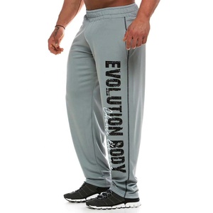 Joggers grande taille pour hommes 100% coton pantalons de survêtement fermeture à cordon Baggy Sportswear pantalons de survêtement décontracté taille moyenne conception plate - Product Image 2