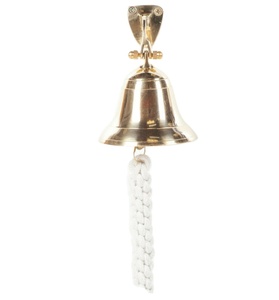 Cloche de bateau suspendue en laiton de style nautique maritime antique de style vintage de 4 "cloche de bateau suspendue en laiton coustmized - Product Image 1