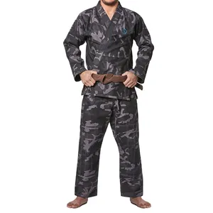 Võ thuật mặc bộ đồ Karate jiu jitsu gi bjj Bộ đồ Kimono hỗn hợp võ thuật Màu Đỏ