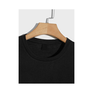 เสื้อยืดแขนสั้นผู้ชาย,ผ้าฝ้าย100% สีทึบพิมพ์ลายสำหรับวิ่งออกกำลังกายยิมดีไซน์ใหม่ - Product Image 6