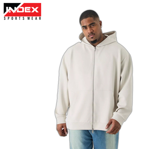 Sudaderas con capucha de corte holgado, personalizadas, con efecto desgastado, de ajuste regular, estilo vintage, lavado ácido, streetwear, con bordado, de forro polar, 100% algodón, de gramaje pesado, de invierno, con cremallera - Product Image 1