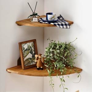 Soportes y Estantes de Almacenamiento de Madera para Montar en la Pared, Compre un Juego de Estantes Metálicos para Montar en la Pared con Diseño de Arte Tallado - Product Image 4