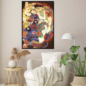 Modern Gustav Klimt <b>Poster</b> 'Die Jungfrau' Wall Decor Made of Paper - Product Image 2