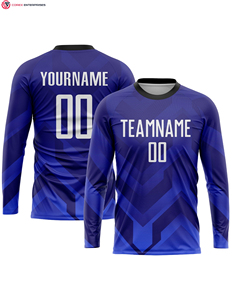 ชุดเสื้อฟุตบอลทีมฝึกซ้อมแบบมีโลโก้สั่งทำได้  ชุดเต็ม 100% โพลีเอสเตอร์ แห้งเร็ว ชุดยูนิฟอร์มฟุตบอลสั่งทำได้ - Product Image 4