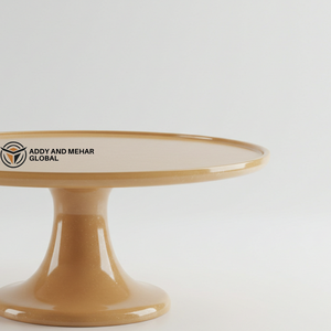Elegante Soporte redondo de resina para tartas Servidor de postres contemporáneo - Product Image 2