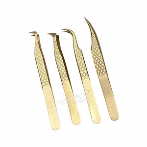 ชุดแหนบขนตาปลอมทำจากเส้นใยแบบปรับแต่งฉลากได้ตามต้องการทำจากสเตนเลสสตีลสำหรับการต่อขนตาด้วยการพิมพ์ลายเพชร - Product Image 1