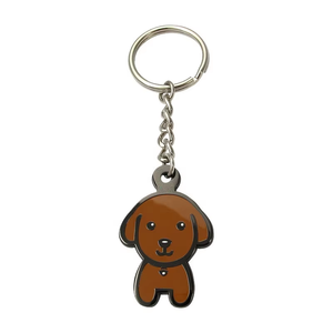 <span class=keywords><strong>Porte</strong></span>-clés personnalisés en métal émaillé rigide pour animaux de compagnie, motif animal de dessin animé mignon, design <span class=keywords><strong>Husky</strong></span> audacieux - Product Image 5
