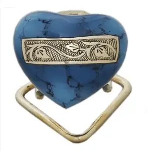 Urna Coeur Urne En Céramique Cendres De Crémation Pour Animaux De Compagnie Urne En Forme De Coeur En Céramique Pour Cendres Souvenir Urne Pour Animaux De Compagnie - Product Image 1