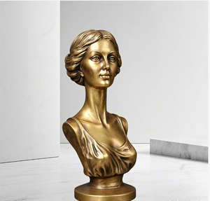 Statua d'Angelo in Bronzo Fuso Personalizzata, Scultura Paesaggistica in Metallo di Donna Nuda a Cavallo, Decorazione da Collezione - Product Image 4