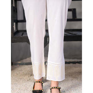 Pantalones de Algodón Bordados para Mujer KIRAL, Transpirables, Casuales, con Cintura Elástica, Corte Amplio, Cintura Alta, Media y Baja - Product Image 2