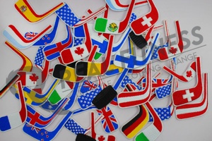 Nouvelle arrivée Écussons de hockey sur glace de conception personnalisée OEM fer à coudre sur patch 100% tissu polyester couleur personnalisée - Product Image 6