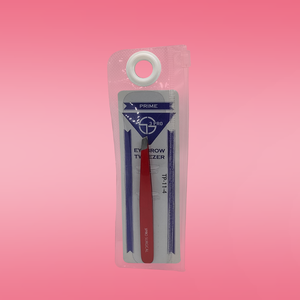 Pinzas de Cejas Profesionales RED TP 11-4 de Acero Inoxidable con Punta Inclinada, Herramienta de Precisión para Salón de Belleza - Product Image 3