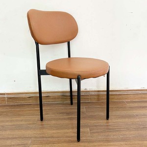 CBBA110 Modern 1m <b>Round</b> <b>Dining</b> <b>Table</b> with <b>4</b> Leather Chairs MDF Wood Style Home Furniture <b>for</b> Living Room Bedroom or Bathroom - Product Image 4