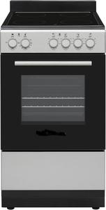 Cuisinière et four électriques de 20 po avec plaque de cuisson vitrocéramique – Acier inoxydable, boutons robustes - Product Image 5