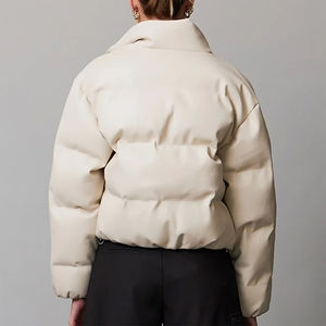 Wholesale stylish <b>women</b> <b>puffer</b> <b>jacket</b> insulated <b>lightweight</b> quilted outerwear premium warm winter fashion coat - Product Image 2