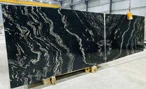 Losas de granito de Bosque Negro de la mejor calidad Diseño moderno pulido Forma de losa grande - Product Image 3