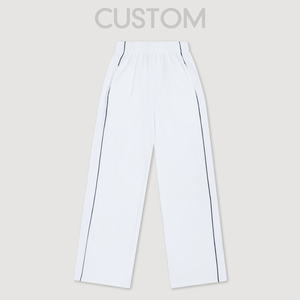 Pantalones Deportivos Holgados Personalizados para Mujer, Talla Grande, con Ribete, Pierna Recta, Estilo Informal, para Fitness - Product Image 3