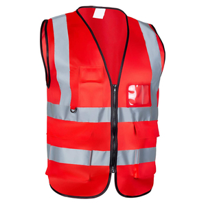 Gilet de sécurité haute visibilité pour la construction, gilet de sécurité réfléchissant haute visibilité pour hommes, vente chaude, 100% polyester respirant - Product Image 6
