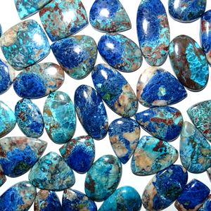 Piedra preciosa de azurita natural, cabujón suelto, azurita a precio mayorista, piedras preciosas de la mejor calidad, piezas seleccionadas - Product Image 1