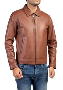 Veste en cuir imperméable élégante pour homme, fermeture éclair de haute qualité, décoration ajustable, taille plus pour homme - Product Image 6