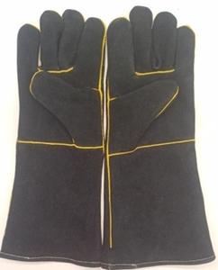Los mejores guantes de seguridad industrial para trabajo al aire libre, piel de vaca blanca, cuero dividido, características antideslizantes y antiimpacto, resistencia al calor - Product Image 2