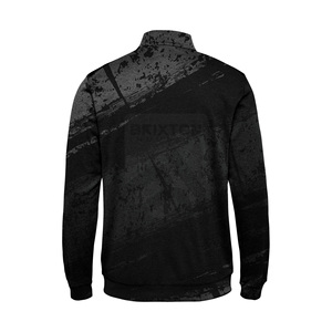 Sudadera con capucha de camuflaje personalizada de cuello alto para hombre, ropa de calle con cremallera completa bordada digital, aspecto lavado OEM para invierno - Product Image 2