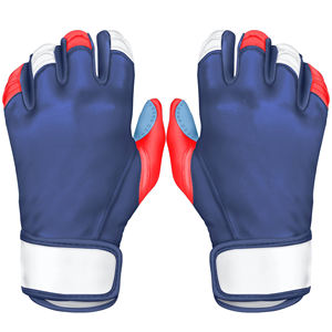 Gants de frappe de baseball en cuir ajustables, manchette courte, ajustement sécurisé, utilisation professionnelle durable, imperméable, respirant et léger - Product Image 1