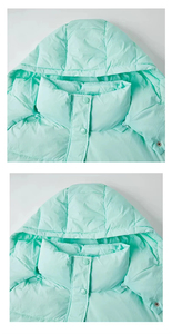 เสื้อแจ็คเก็ตขนเป็ดสำหรับผู้หญิงเสื้อแจ็กเก็ตขนเป็ดสำหรับใส่กลางแจ้งไซส์ใหญ่พิเศษออกแบบโลโก้ได้ตามที่ต้องการ - Product Image 6