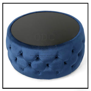 オークスクエア複合ウッドトップコーヒーテーブル木製コーヒーテーブル無地木製コーヒーテーブルデザインリビングルーム家庭用家具 - Product Image 6