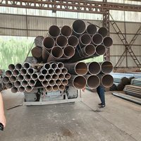 Tuyau en acier soudé longitudinalement API 5L X52 pour les pipelines de pétrole et de gaz, le transport d'eau, les projets miniers et d'infrastructure