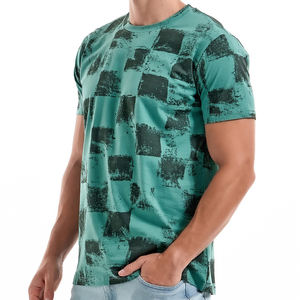Nueva camiseta de moda para hombre, hecha en poliéster, camisetas para hombre más vendidas, fabricante, camiseta negra al mejor precio - Product Image 4