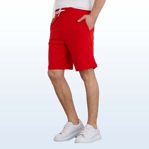 Short à cordon de serrage respirant en coton pour hommes, avec logo imprimé, maillot de bain à collectionner, stylet à motif solide, vente en gros OEM - Product Image 1